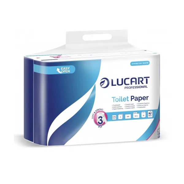 Lucart Hârtie igienică 3 straturi, 24 role - imagine 1