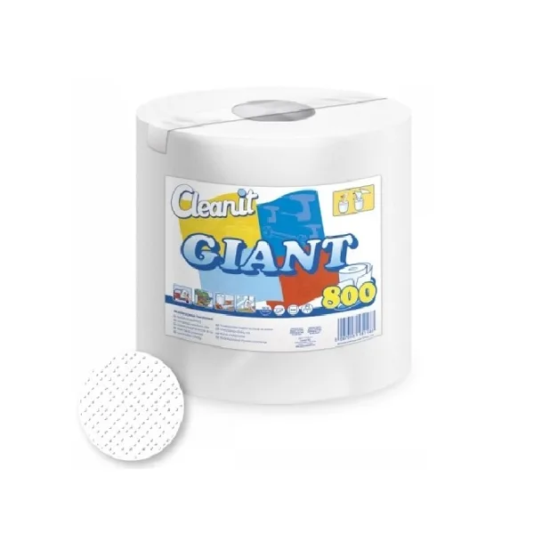 cleanit_800 Cleanit GIANT Rola prosop bucatarie 2 str, 800 foi - imagine 1