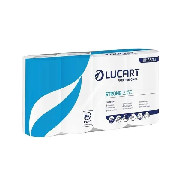 Lucart Hartie igienica 8 role, 2 straturi - imagine 1
