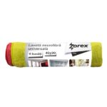 ZOREX Laveta microfibra universala 4 buc/set