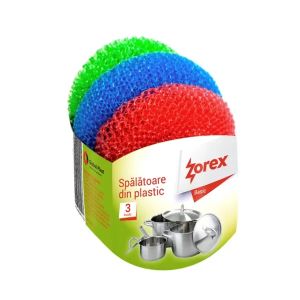 ZOREX Burete din plastic 3 buc/set - imagine 1