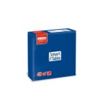 LUCART Servețele de masă 33x33 cm, 2 straturi, albastre