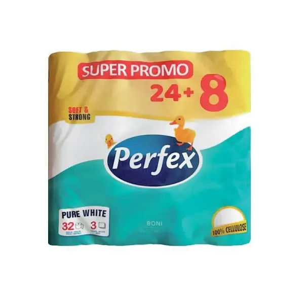Perfex Hârtie igienică 24+8, 32 buc, 3 straturi - imagine 1